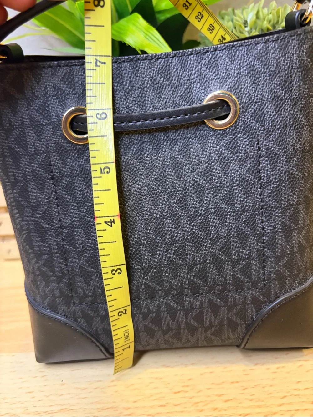 Michael Kors Black Mercer Small Bucket Crossbody Bag